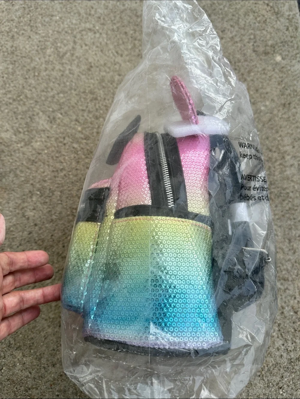 Disney Loungefly mini backpack ombre color brand new with tags
